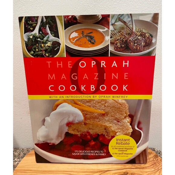 O, The Oprah Magazine Cookbook First Edition Hardcover  175 Recipes, Like New - Picture 4 of 11
